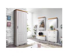Home affaire Schuhschrank Trinidad, weiß, weiß/honigfarben
