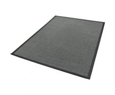 Dekowe Sisalteppich Mara S2 mit Bordüre, Wunschmaß, rechteckig, 5 mm Höhe, Flachgewebe, Obermaterial: 100% Sisal, Wohnzimmer grau Teppiche
