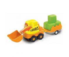 Vtech Spielzeug-Bagger "Tut Tut Baby Flitzer" (Set 2-tlg), gelb, Unisex, gelb-grün