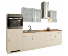 wiho Küchen Küchenzeile Peru EEK E beige Küchenzeilen mit Geräten -blöcke Küchenmöbel Arbeitsmöbel-Sets