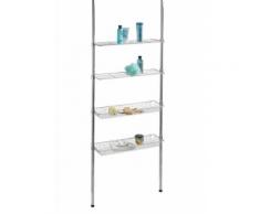 WENKO Teleskopregal "ELLERA" (Set 6 Teile), silberfarben, silberfarben