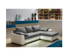 Jockenhöfer Gruppe Ecksofa, weiß, Neutral, weiß/grau