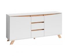 Homexperts Sideboard Vicky, Breite 160 cm oder 180 cm, in matt weiß Sideboards Kommoden