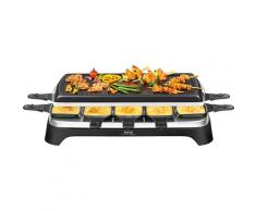 Tefal Raclette RE4588, 10 Raclettepfännchen, 1350 Watt schwarz Küchenkleingeräte Haushaltsgeräte