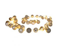 näve LED-Lichterkette LED-Outdoor-Weihnachtslichterkette l: 150cm gold, 30 St.-flammig, Timer goldfarben Lichterketten und Lichtschlauch Dekoleuchten Lampen Leuchten