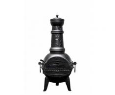 Buschbeck Grillkamin Leaf 107, BxTxH: 43x43x107 cm schwarz Grillkamine Grill Haushaltsgeräte Grills