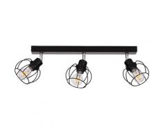 BRITOP LIGHTING Deckenleuchte Phiphi, E27, 1 St., Dekorative Leuchte aus Metall, passende LM E27 / exklusive, Made in Europe schwarz Lampen und Leuchten Wohnzimmer Landhaus Charme