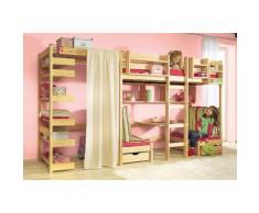 Silenta Hochbett beige Kinder Bio Kinderbetten Kindermöbel Hochbetten