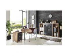 BMG Büro-Set Tabor Mini Kombi 2 grau Büromöbel