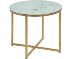 andas Couchtisch Alina, goldfarben, gold