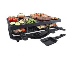 Steba Raclette RC 28, 8 Raclettepfännchen, 1400 Watt schwarz Küchenkleingeräte Haushaltsgeräte