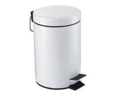 Zeller Present Kosmetikeimer Rom weiß Bad-Accessoires Bad Sanitär Mülleimer