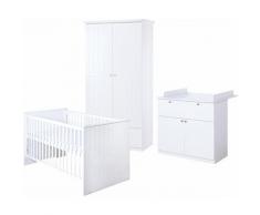 roba Babyzimmer-Komplettset Dreamworld 3 (Set, 3-tlg) weiß Baby Baby-Möbel-Sets Babymöbel Schlafzimmermöbel-Sets