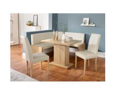 my home Eckbankgruppe Marion, (Set, 4 tlg.) alteichefarben, beige Sitzbänke Nachhaltige Möbel