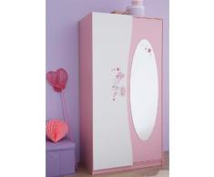 Demeyere GROUP Kleiderschrank, rosa, rosa/weiß