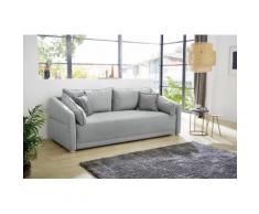 Jockenhöfer Gruppe Schlafsofa, mit Rückenwinkelkissen und Bettfunktion grau Schlafsofa Schlafsofas Sofas Couches Gemütliches Wohnzimmer