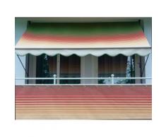Angerer Freizeitmöbel Balkonsichtschutz Nr. 1800, Meterware, grün/rot/gelb, H: 75 cm bunt Markisen Garten Balkon