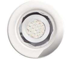 Brilliant Leuchten Einbauleuchte Cosa 15, LED-Modul, 1 St., Warmweiß, LED 10 Stück edelstahl/warmweiß edelstahl, warmweiß Strahler LED-Lampen und LED-Leuchten Lampen