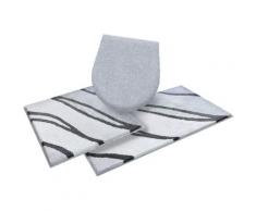 GRUND exklusiv Badematte Belize, Höhe 20 mm, schnell trocknend, weiche Haptik grau Badematten