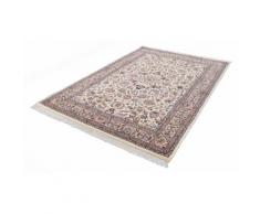Orientteppich, Benares Isfahan, THEKO, rechteckig, Höhe 12 mm, manuell geknüpft beige Teppiche