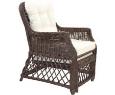 Home affaire Rattanstuhl braun Rattan-Sessel Sessel Stühle