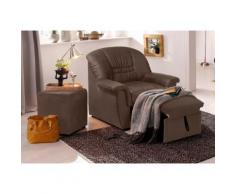 Home affaire Relaxsessel Zoe, braun, dunkelbraun