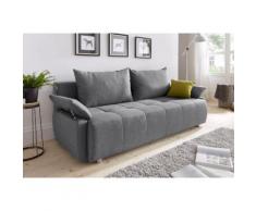 COLLECTION AB Schlafsofa, mit Federkern, Bettfunktion und Bettkasten, inklusive 2 Rücken- 1 Zierkissen, frei im Raum stellbar grau Schlafsofa Sofas Couches Möbel sofort lieferbar