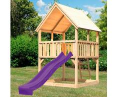 ABUKI Spielturm Lenie, BxTxH: 200x200x345 cm beige Kinder Outdoor-Spielzeug