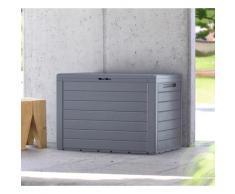 Prosperplast Auflagenbox Boxe Board grau Garten- Kissenboxen Gartenmöbel Gartendeko