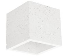 SPOT Light Wandleuchte BLOCK, G9, Naturprodukt aus echtem Beton, Lichtaustritt nach oben und unten, Handgefertigt, Made in EU weiß Wandleuchten Lampen Leuchten