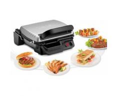 Tefal Kontaktgrill GC3060 3in1 2000 Watt, silberfarben, edelstahlfarben-schwarz