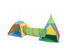 Knorrtoys Spielzelt Zeltstadt Zenovia, mit Spieltunnel bunt Kinder Ab 3-5 Jahren Altersempfehlung Spielzelte
