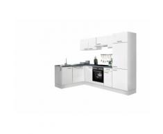 OPTIFIT Winkelküche Odense, ohne E-Geräte, Stellbreite 275 x 175 cm, mit 28 mm starker Arbeitsplatte, Gratis Besteckeinsatz weiß Küchenzeilen Küchenblöcke Küchenmöbel Möbel sofort lieferbar