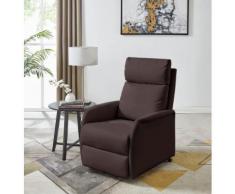 DELAVITA Relaxsessel Berit, mit einer praktischen elektrischen Relaxfunktion, Sitz- und Liegeposition möglich, Aufstehhilfe, Sitzhöhe 47 cm braun Sessel