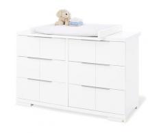 Pinolino Wickelkommode, Polar weiß Baby Wickelkommoden und Wickelregale Babymöbel