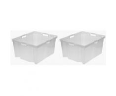 keeeper Aufbewahrungsbox franz, (Set, 2 St.) farblos Körbe Boxen Regal- Ordnungssysteme Küche Ordnung