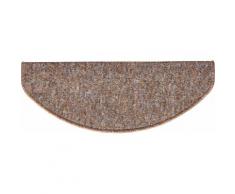 Stufenmatte Carlos Andiamo stufenförmig Höhe 8 mm maschinell getuftet, braun, mokka
