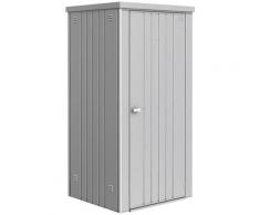 Biohort Geräteschrank Gr. 90 silberfarben Gartenhäuser aus Metall Garten Balkon Schränke