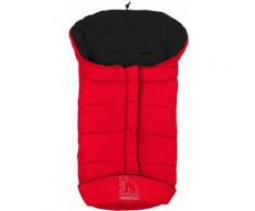 Heitmann Felle Fußsack Eisbärchen - Winter-Fußsack, mit Fleecefutter, Mumienform möglich, warm und weich, waschbar rot Kinder Zubehör für Kinderwagen Buggies