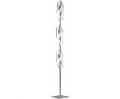 WOFI LED Stehlampe SAFIRA, LED-Board, Warmweiß silberfarben LED-Lampen LED-Leuchten SOFORT LIEFERBARE Lampen Leuchten