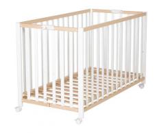 roba Babybett, Fold Up, bicolor weiß Baby Gitterbetten Babybetten Babymöbel