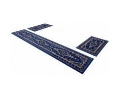 DELAVITA Bettumrandung Oriental, Orient-Optik blau Bettumrandungen Läufer Teppiche