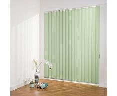 Liedeco Lamellenvorhang Vertikalanlage perlex - 89 mm Lamelle, Kürzbare Perlex grün Lamellen Rollos Jalousien