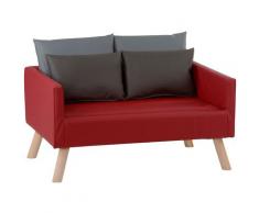 SILVIO design Tiersofa Daja, BxLxH: 100x65x52 cm rot Hundebetten -decken Hund Tierbedarf
