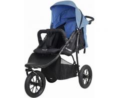 knorr-baby Jogger-Kinderwagen, »Joggy Novo Active, schwarz-jeans«, blau, Unisex, schwarz-jeans