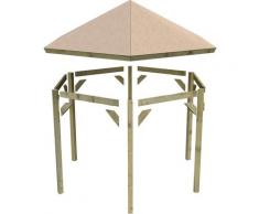 Karibu Pavillon Sevilla, BxTxH: 340x340x290 cm kdi Pavillons Garten Balkon