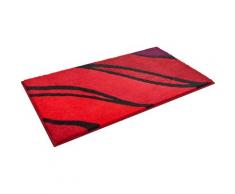 GRUND exklusiv Badematte Belize, Höhe 20 mm, schnell trocknend, weiche Haptik rot Badematten