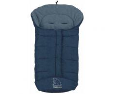 Heitmann Felle Fußsack Eisbärchen - Winter-Fußsack, mit Fleecefutter, Mumienform möglich, warm und weich, waschbar blau Kinder Zubehör für Kinderwagen Buggies