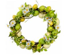I.GE.A. Kunstkranz Kranz Eier/Margeriten, (1 St.) gelb Kunstkränze Kunstpflanzen Wohnaccessoires