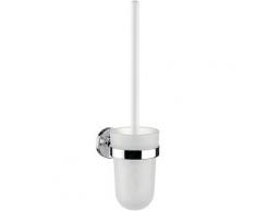 Emco WC-Garnitur Polo, Set, 3 St., aus Kunststoff-Metall, satiniertes Glas weiß WC-Zubehör Badaccessoires Badmöbel
